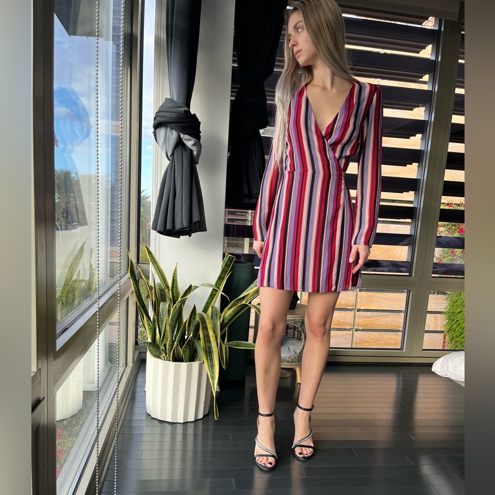 reformation wrap dress